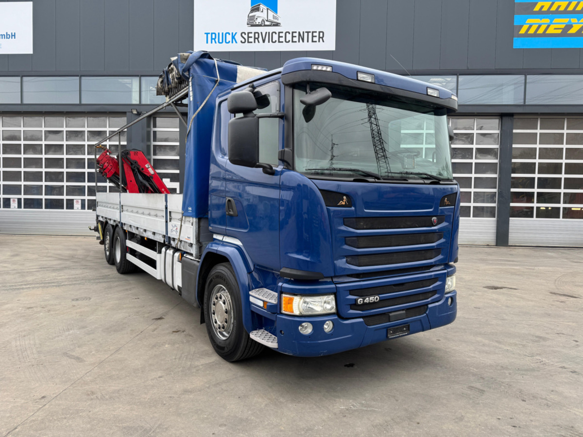 SCANIA G450 6x2 Hiab 122-4 - شاحنة كرين: صور 3 SCANIA G450 6x2 Hiab 122-4 - شاحنة كرين: صور 3