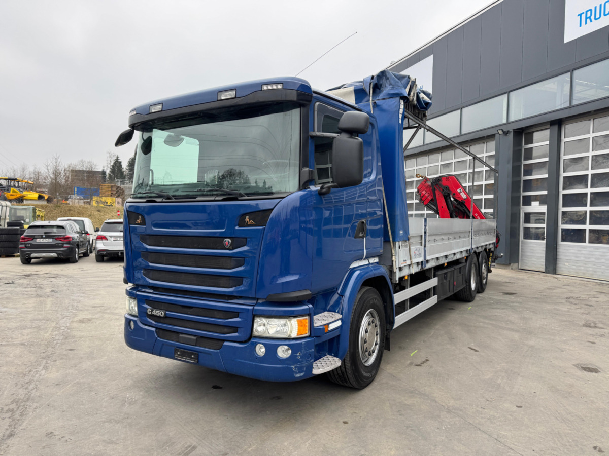 SCANIA G450 6x2 Hiab 122-4 - شاحنة كرين: صور 2 SCANIA G450 6x2 Hiab 122-4 - شاحنة كرين: صور 2