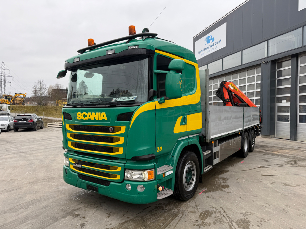 SCANIA G490 6x2 PK18002-4 - شاحنة كرين: صور 2 SCANIA G490 6x2 PK18002-4 - شاحنة كرين: صور 2