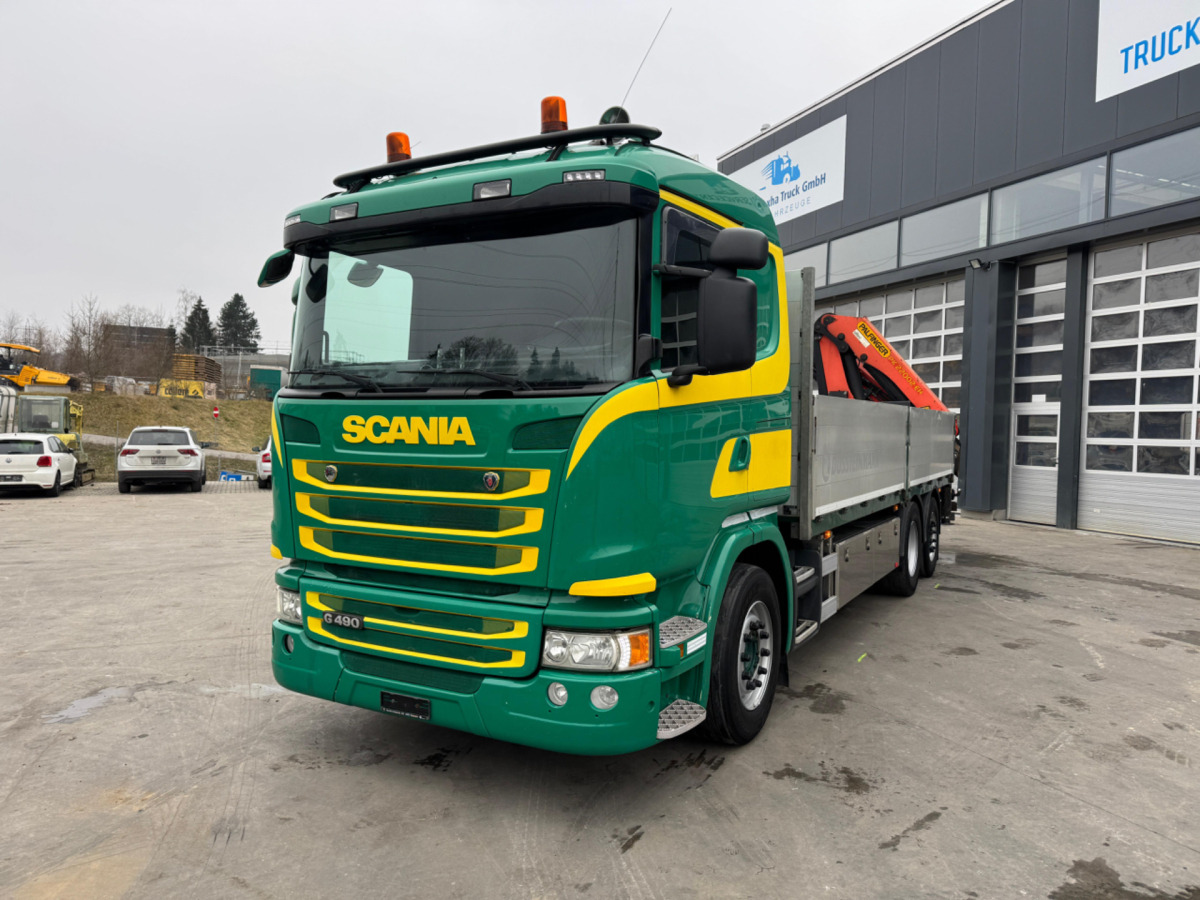 SCANIA G490 6x2 PK22002-4 - شاحنة كرين: صور 2 SCANIA G490 6x2 PK22002-4 - شاحنة كرين: صور 2