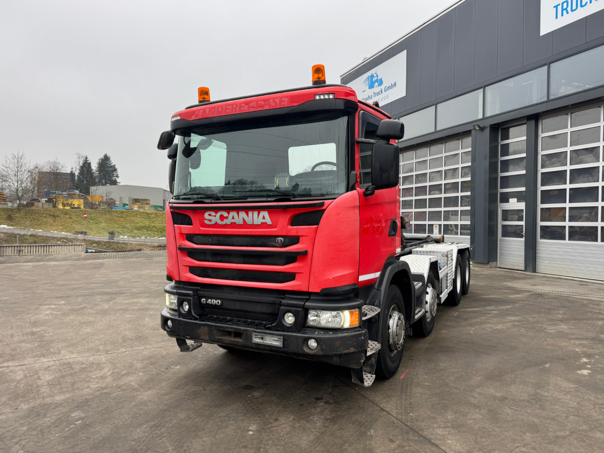 SCANIA G490 8x4 Hiab 26T AHK - شاحنة ذات الخطاف: صور 1 SCANIA G490 8x4 Hiab 26T AHK - شاحنة ذات الخطاف: صور 1