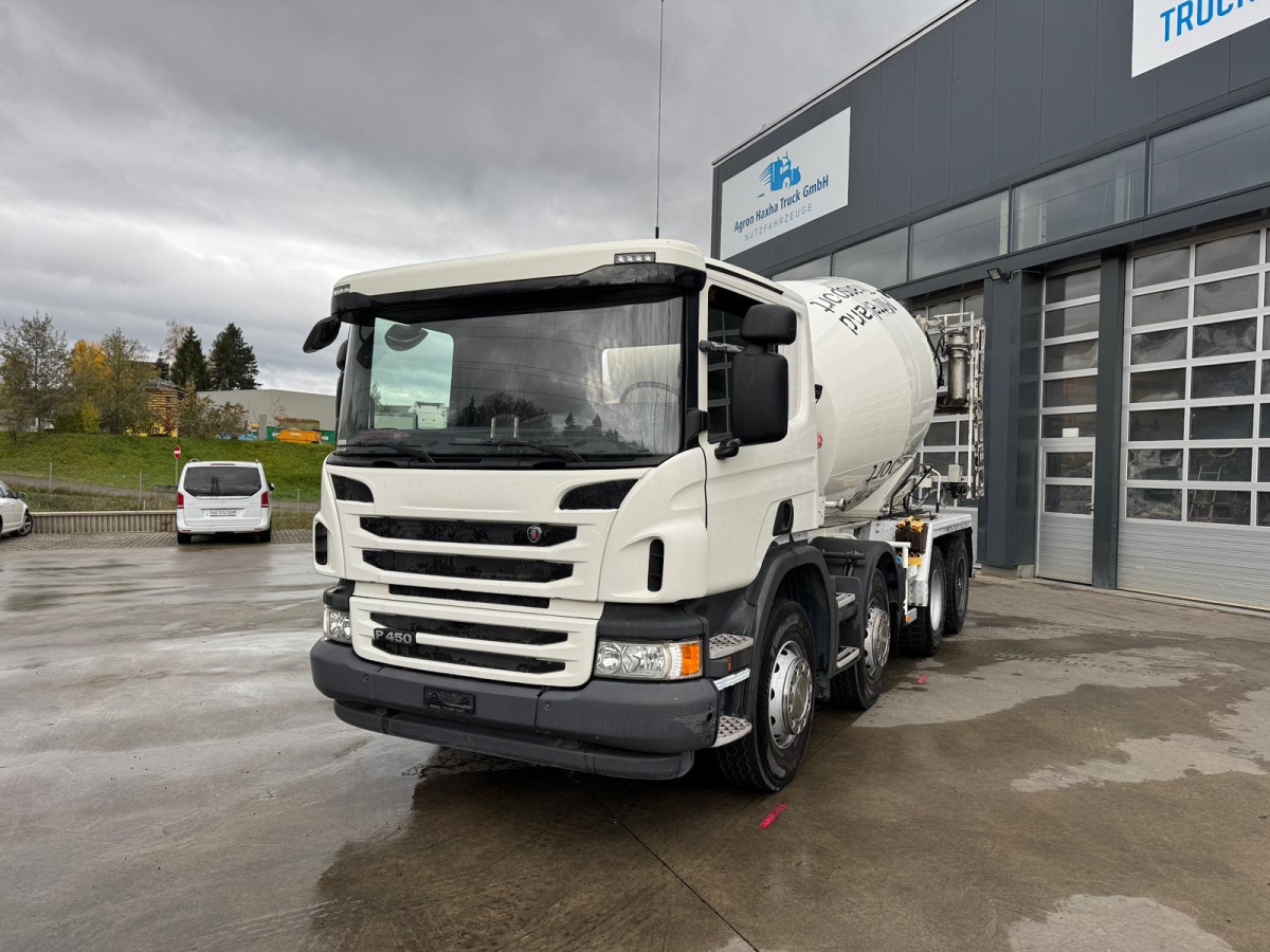 SCANIA P450 8x4 Stetter 9m3 - شاحنة خلاطة خرسانة: صور 1 SCANIA P450 8x4 Stetter 9m3 - شاحنة خلاطة خرسانة: صور 1