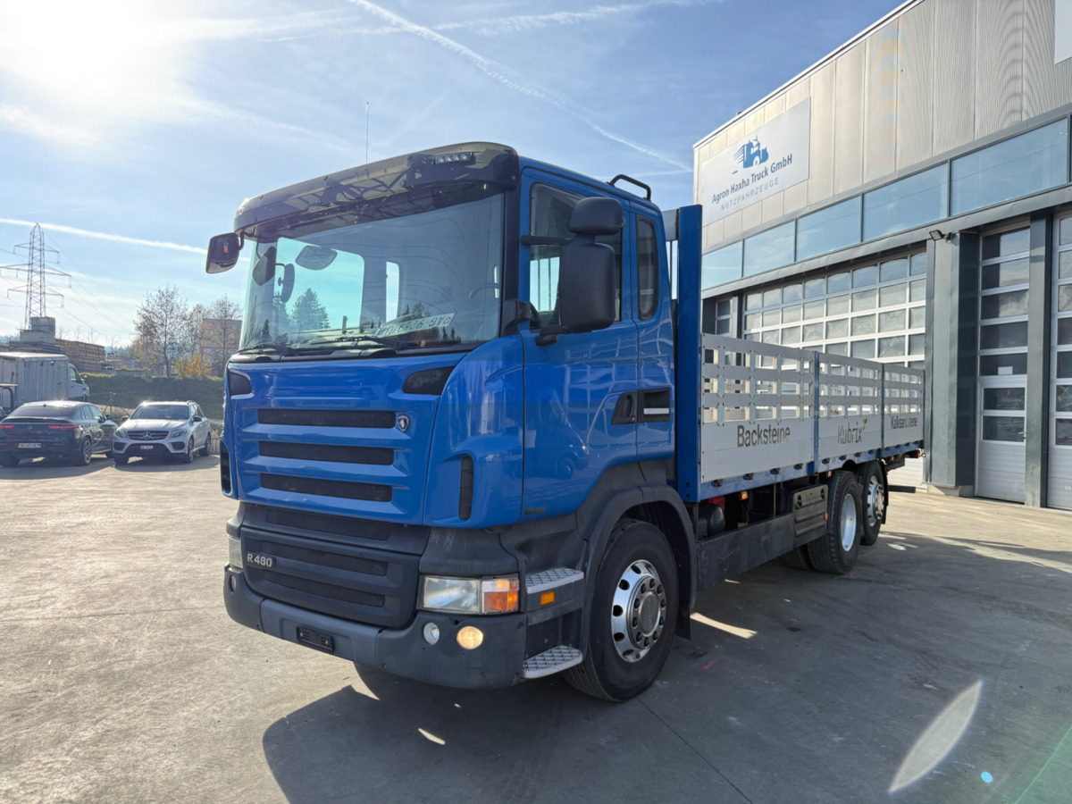 SCANIA R480 6x2 Alu - شاحنات مسطحة: صور 1 SCANIA R480 6x2 Alu - شاحنات مسطحة: صور 1