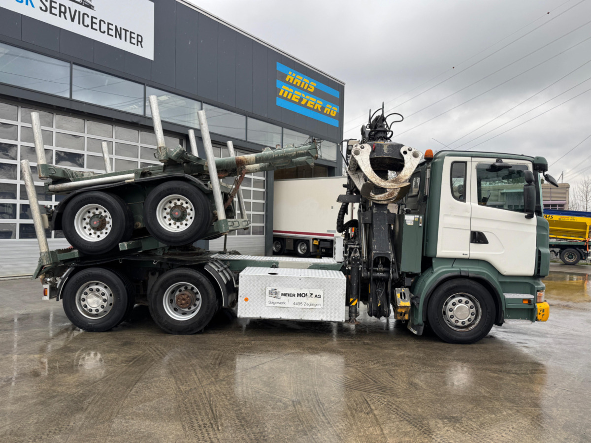 SCANIA R480 6x2 Loglift F265 mit Dolly - شاحنة قطع الأشجار: صور 4 SCANIA R480 6x2 Loglift F265 mit Dolly - شاحنة قطع الأشجار: صور 4