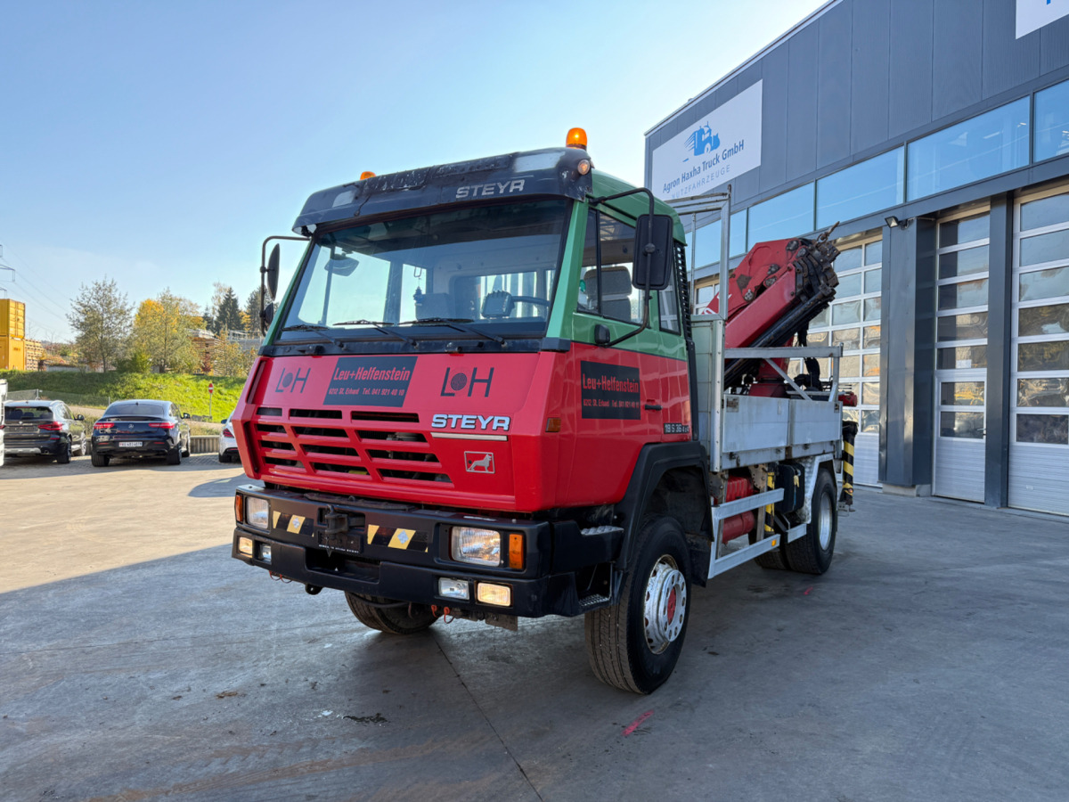 STEYR 19S360 4x4 HMF2230-7 - شاحنة كرين: صور 1 STEYR 19S360 4x4 HMF2230-7 - شاحنة كرين: صور 1