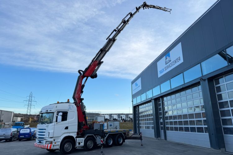Scania R480 8x4 Fassi 660 SZM/Pritsche - شاحنة كرين: صور 2 Scania R480 8x4 Fassi 660 SZM/Pritsche - شاحنة كرين: صور 2