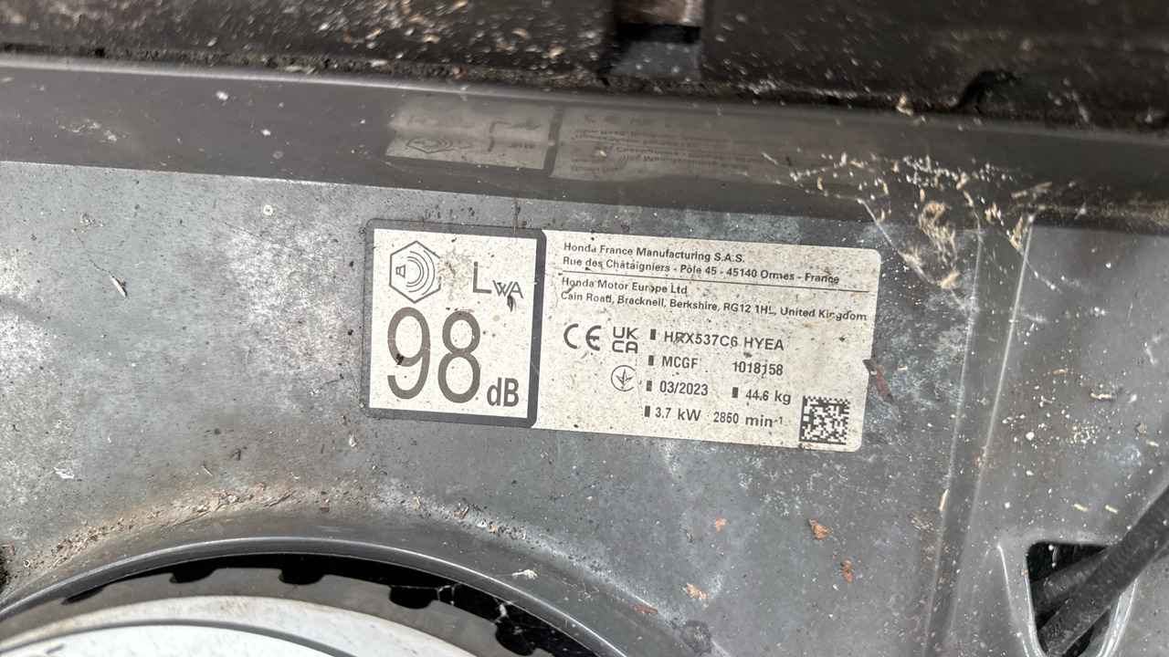 HONDA HRX537 C6HYEA - معدات البناء: صور 5 HONDA HRX537 C6HYEA - معدات البناء: صور 5