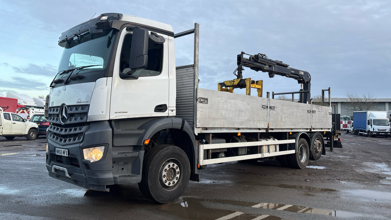 MERCEDES-BENZ AROCS 2532 - شاحنات مسطحة, شاحنة كرين: صور 2 MERCEDES-BENZ AROCS 2532 - شاحنات مسطحة, شاحنة كرين: صور 2