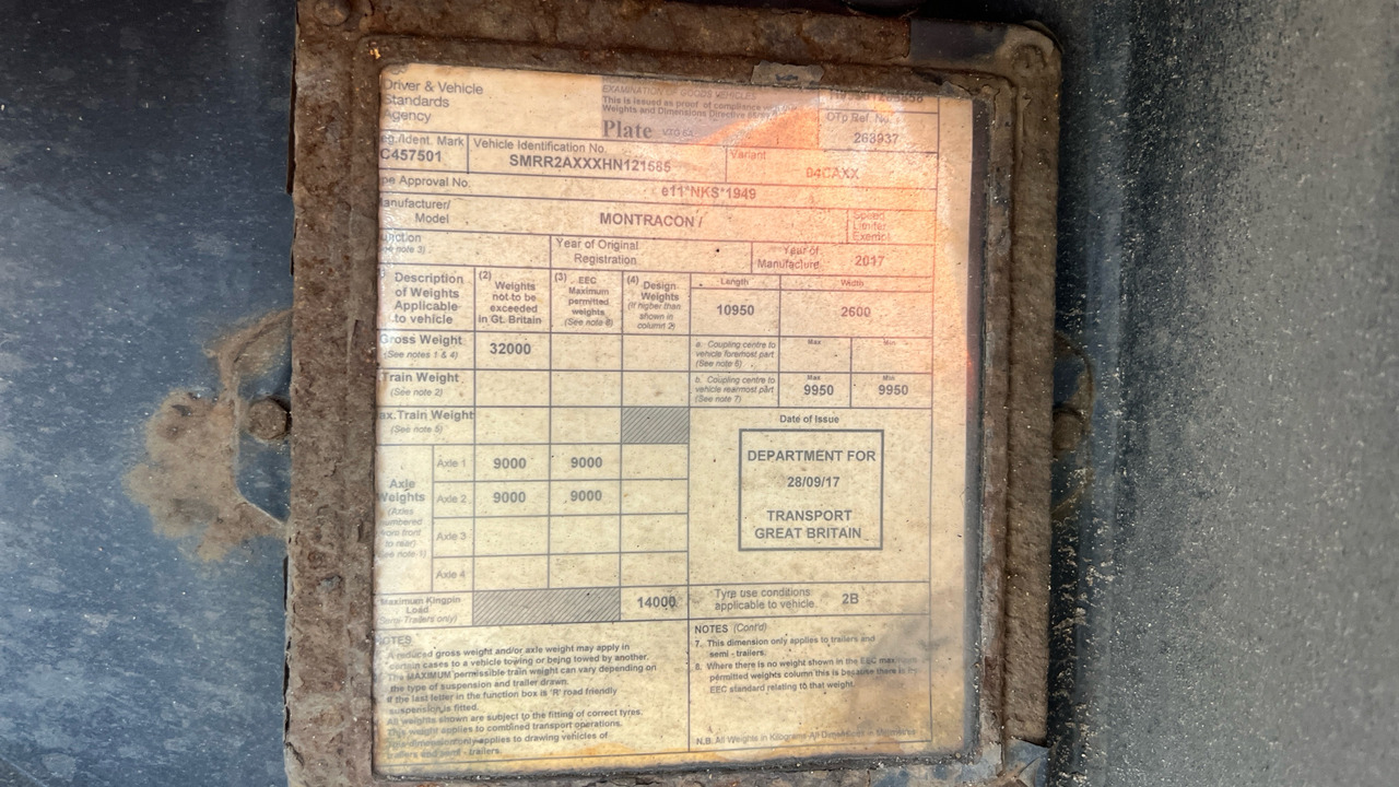 مقطورة MONTRACON FRIDGE BOX: صور 12