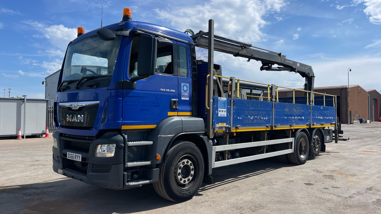 Man TGS 26.360 - شاحنات مسطحة, شاحنة كرين: صور 2 Man TGS 26.360 - شاحنات مسطحة, شاحنة كرين: صور 2