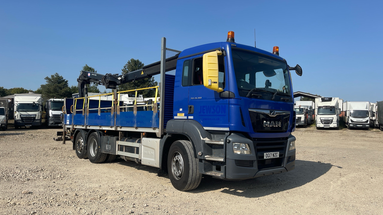 Man TGS 26.360 - شاحنات مسطحة, شاحنة كرين: صور 1 Man TGS 26.360 - شاحنات مسطحة, شاحنة كرين: صور 1