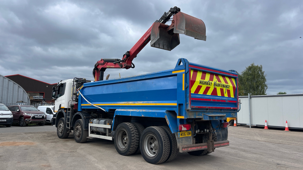 SCANIA P 410 - قلابات, شاحنة كرين: صور 3 SCANIA P 410 - قلابات, شاحنة كرين: صور 3