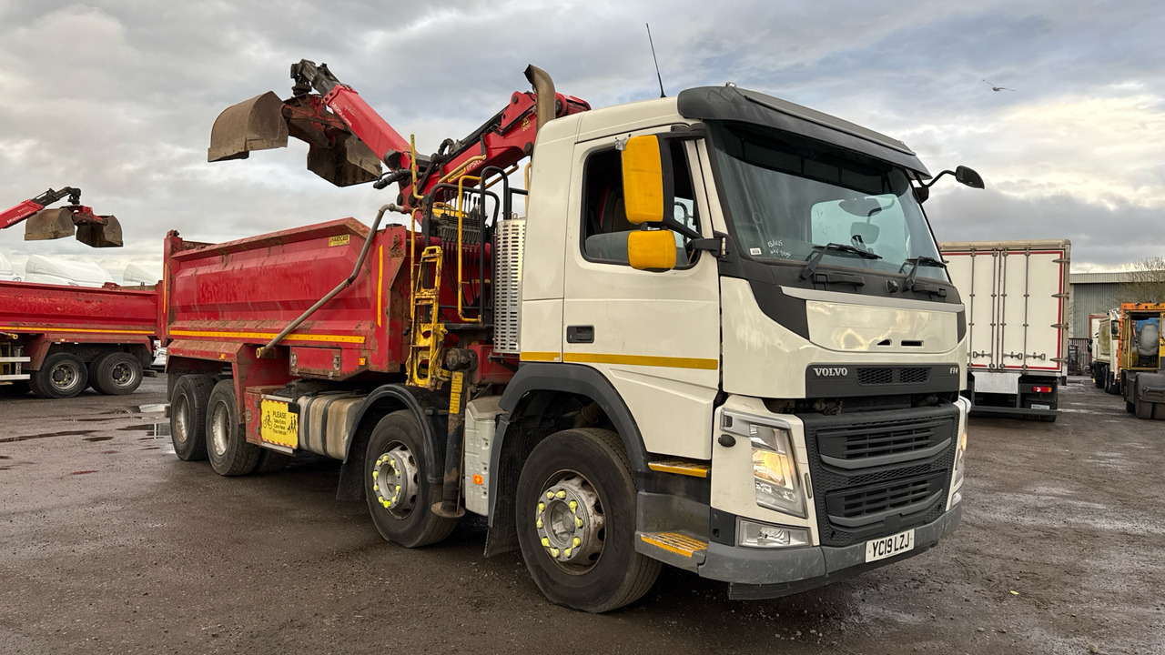 Volvo FM 410 - قلابات, شاحنة كرين: صور 1 Volvo FM 410 - قلابات, شاحنة كرين: صور 1