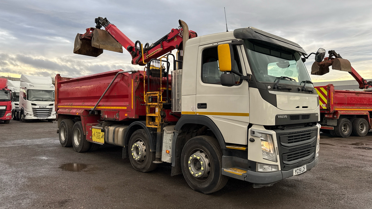 Volvo FM 410 - قلابات, شاحنة كرين: صور 1 Volvo FM 410 - قلابات, شاحنة كرين: صور 1