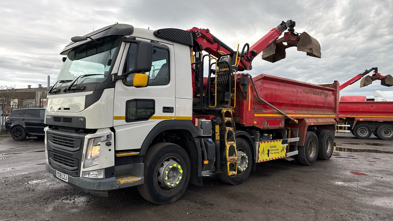 Volvo FM 410 - قلابات, شاحنة كرين: صور 2 Volvo FM 410 - قلابات, شاحنة كرين: صور 2