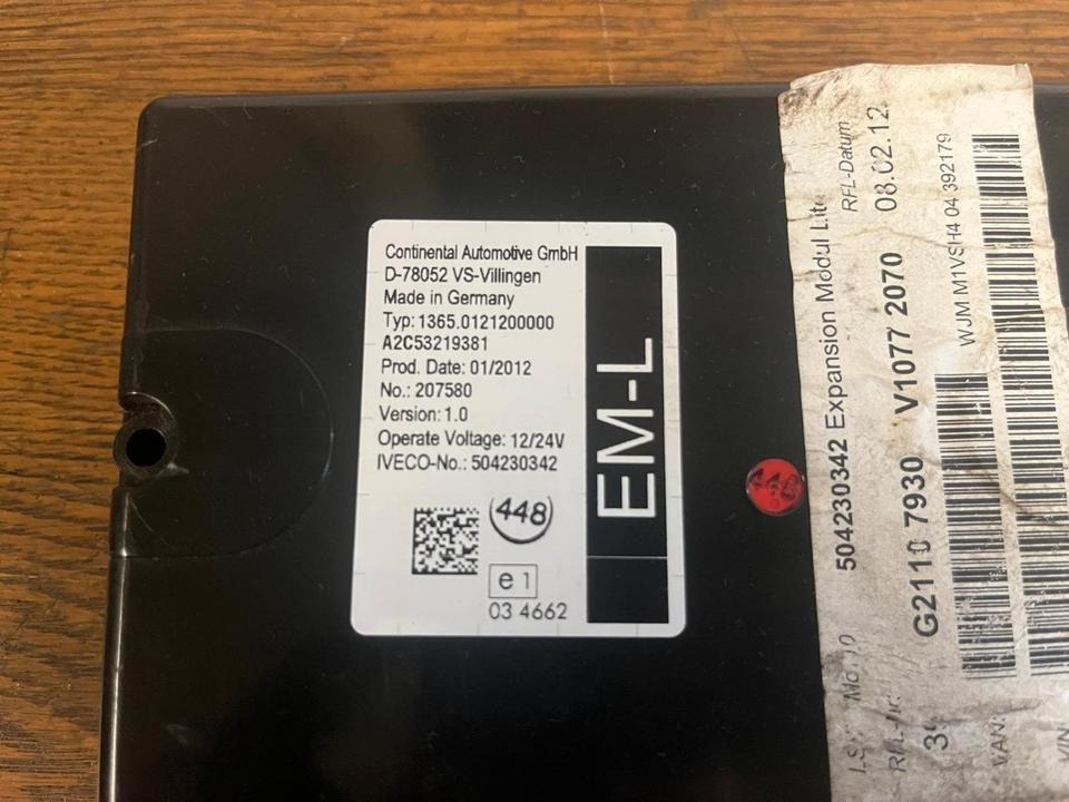 IVECO Continental EM-L Steuergerät 504230342 - كتلة التحكم: صور 3 IVECO Continental EM-L Steuergerät 504230342 - كتلة التحكم: صور 3