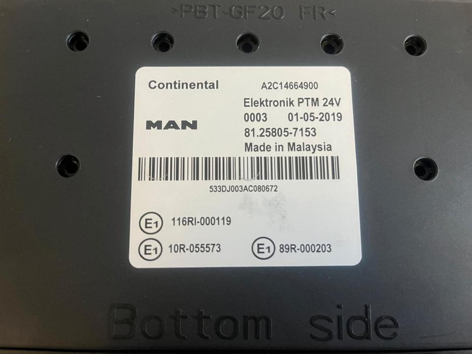 MAN Continental Elektronik PTM Steuergerät 81.25805-7153 - كتلة التحكم - شاحنة: صور 3 MAN Continental Elektronik PTM Steuergerät 81.25805-7153 - كتلة التحكم - شاحنة: صور 3