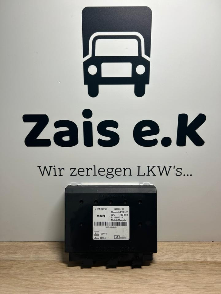 MAN Continental Elektronik PTM Steuergerät 81.25808-7118 - كتلة التحكم: صور 1 MAN Continental Elektronik PTM Steuergerät 81.25808-7118 - كتلة التحكم: صور 1