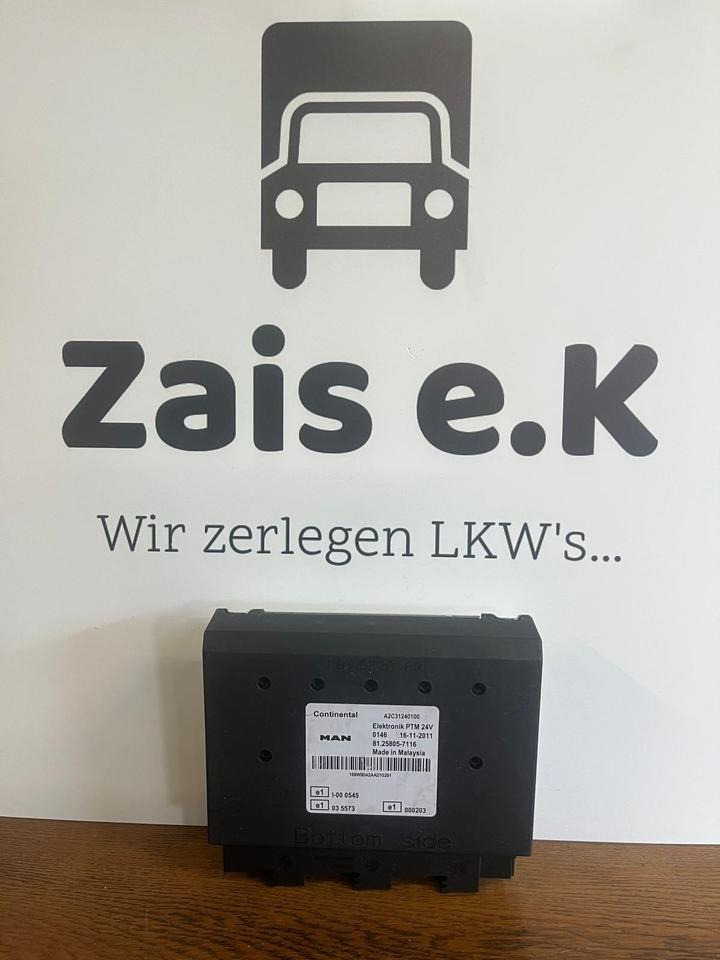 MAN Continental Elektronik PTM Steuergerät 81258057116 - قطع الغيار: صور 1 MAN Continental Elektronik PTM Steuergerät 81258057116 - قطع الغيار: صور 1