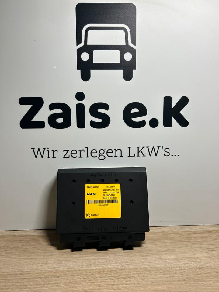 MAN Continental Elektronik PTX Steuergerät 81.25805-7151 - قطع الغيار: صور 1 MAN Continental Elektronik PTX Steuergerät 81.25805-7151 - قطع الغيار: صور 1