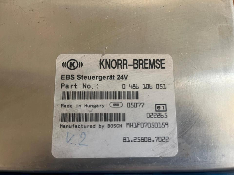 MAN Knorr-bremse EBS Steuergerät 81.25808.7022 - كتلة التحكم - شاحنة: صور 2 MAN Knorr-bremse EBS Steuergerät 81.25808.7022 - كتلة التحكم - شاحنة: صور 2
