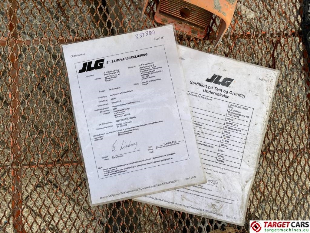 رافعات سلة مفصلية JLG 520AJ Articulated 4x4 Diesel Boom Work Lift 1800cm: صور 32
