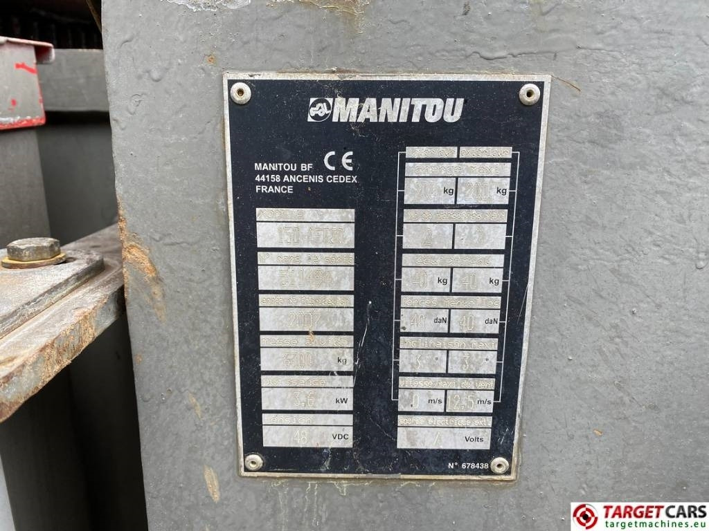 رافعات سلة مفصلية Manitou 150AETJC Electric Articulated Boom Work Lift 15M: صور 10
