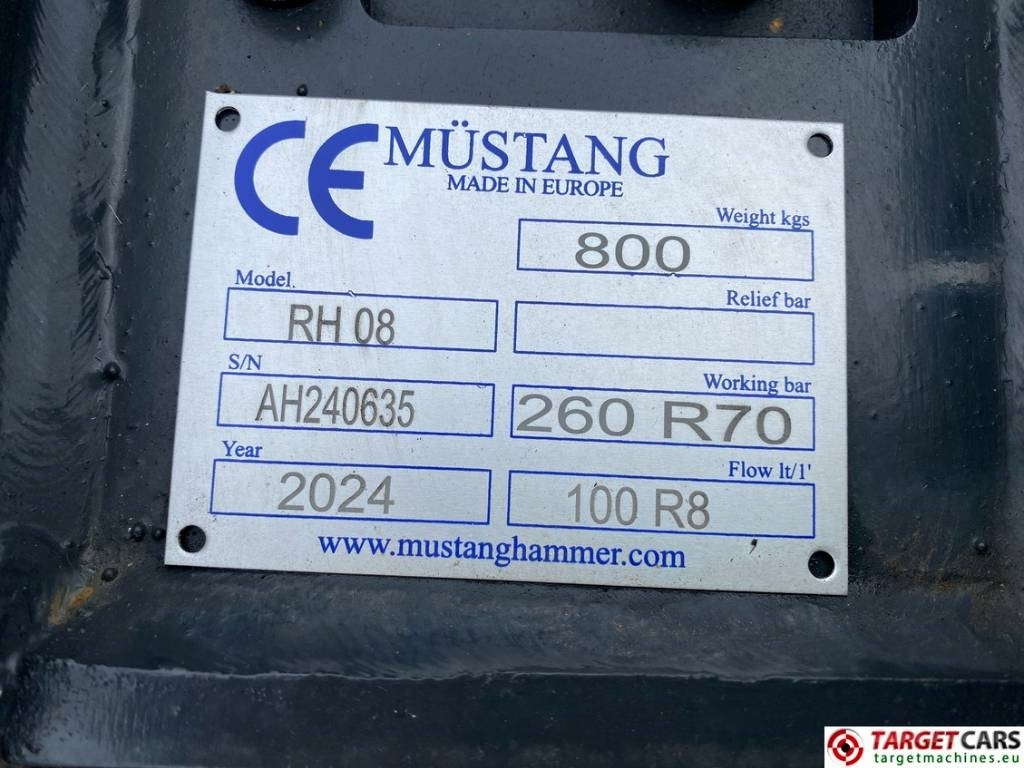 ماكينة القص الهيدروليكي جديد Mustang RH08 Hydraulic Rotation Pulverizer Shear 6~13T NEW: صور 10