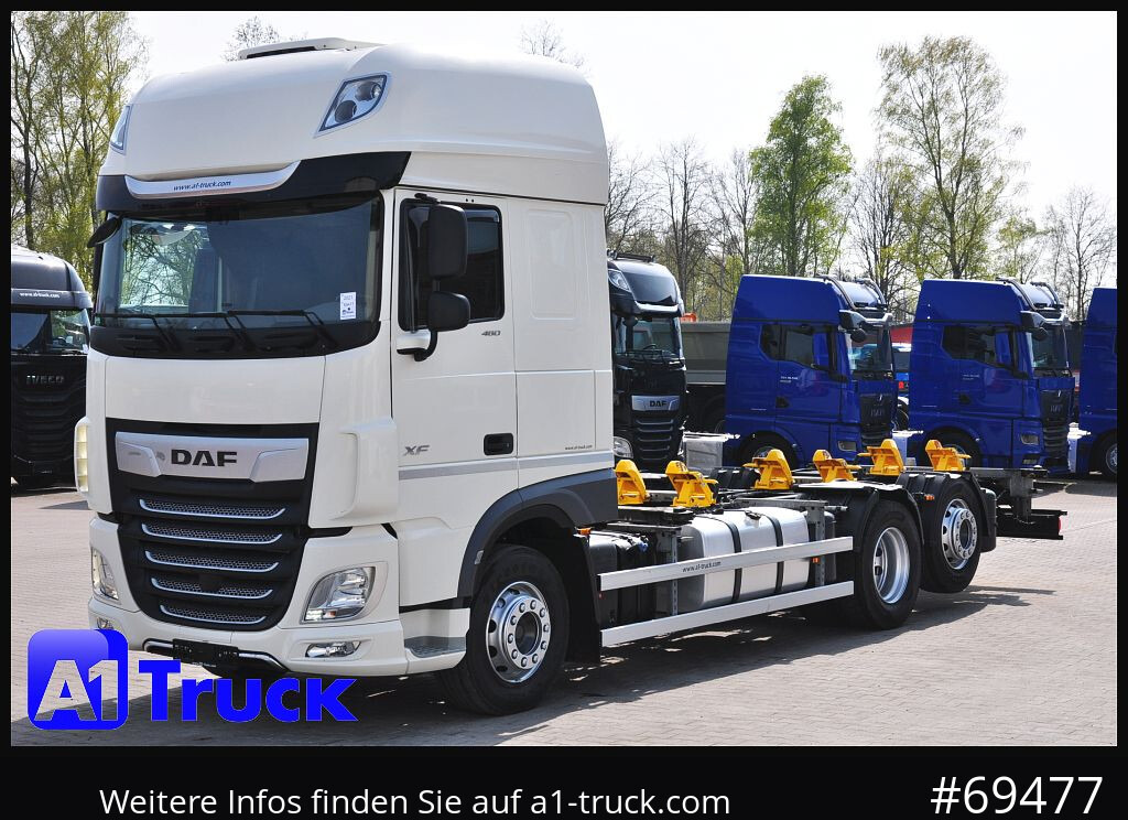 شاحنات الحاويات/ جسم علوي قابل للتغيير شاحنة DAF XF 480 Intarder, Multiwechsler 2x AHK: صور 13
