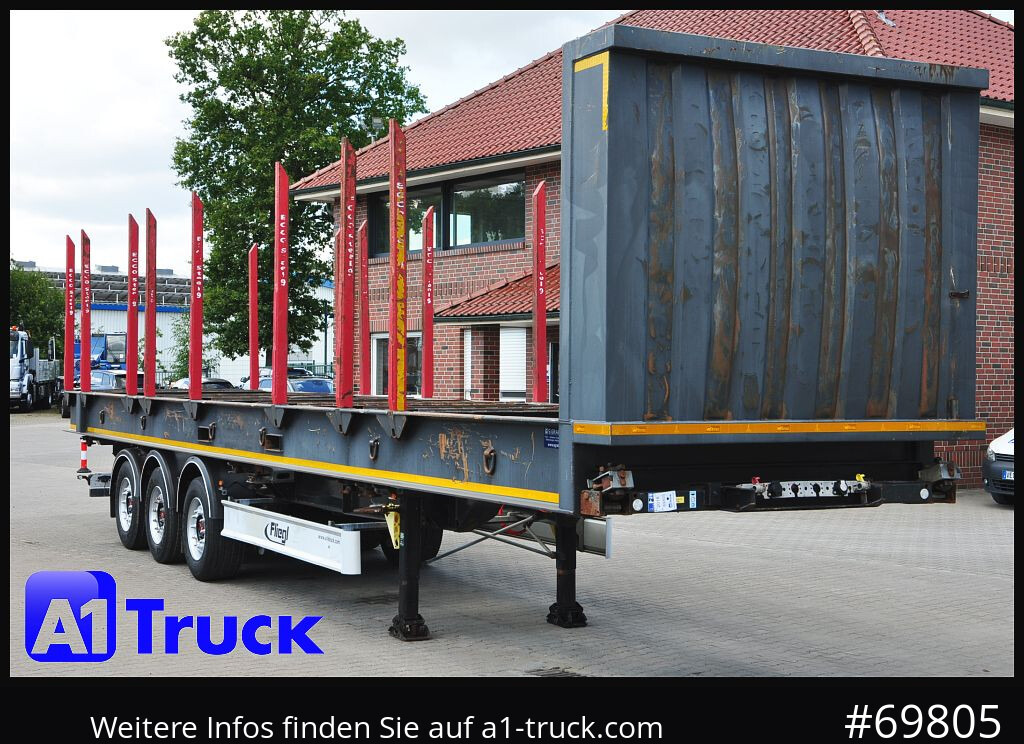 FLIEGL SDS01, Langholz, Containeraufbau, Liftachse, - نصف مقطورة اخشاب: صور 1 FLIEGL SDS01, Langholz, Containeraufbau, Liftachse, - نصف مقطورة اخشاب: صور 1