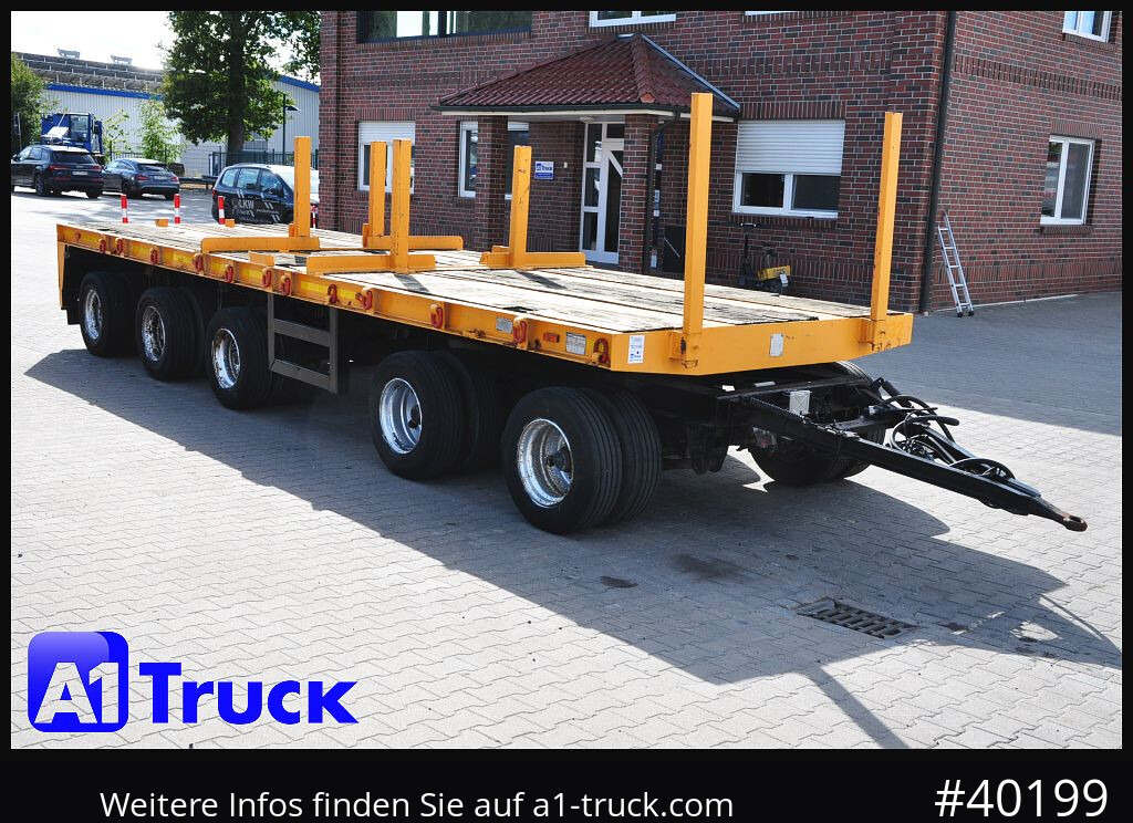 GOLDHOFER 5 achs Ballast, Lenkachse, 50to., Schwerlast, - عربة مسطحة منخفضة مقطورة: صور 1 GOLDHOFER 5 achs Ballast, Lenkachse, 50to., Schwerlast, - عربة مسطحة منخفضة مقطورة: صور 1
