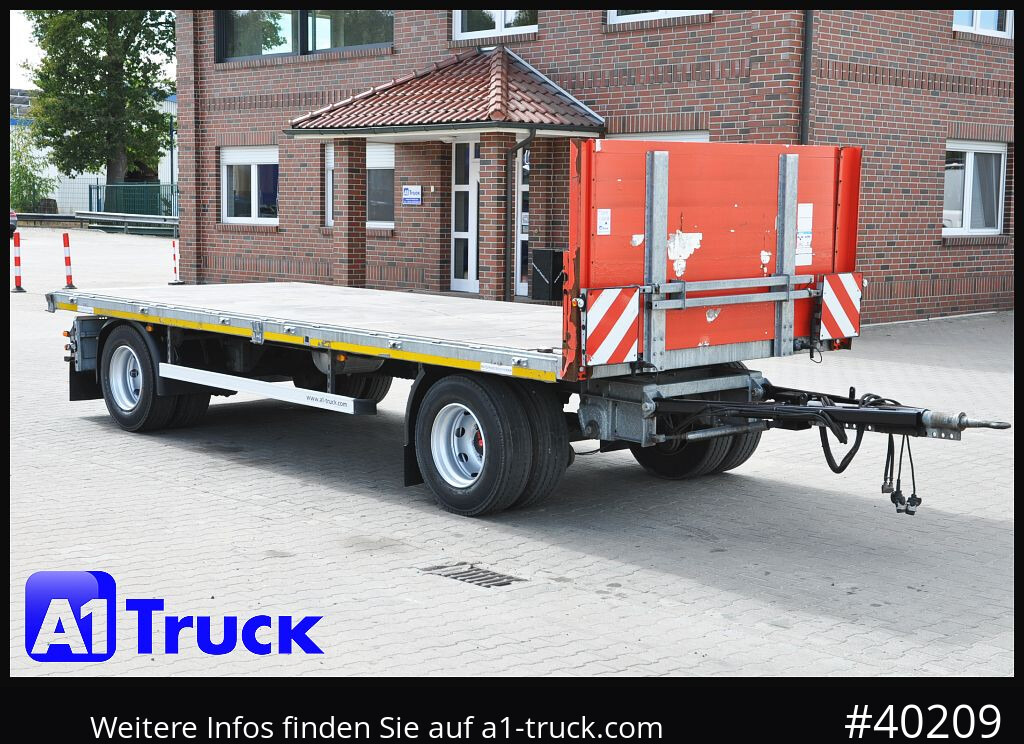 H&W Plattfroma, Twistlock, Container, vezinkt, guter Zustand - نصف مقطورة مسطحة: صور 1 H&W Plattfroma, Twistlock, Container, vezinkt, guter Zustand - نصف مقطورة مسطحة: صور 1