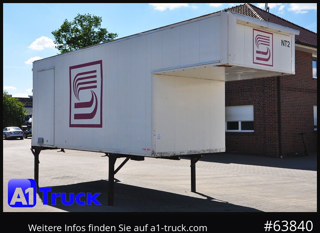 KRONE Container Lager, kann verladen werden 6,3 + 2 Meter - بصندوق مغلق: صور 1 KRONE Container Lager, kann verladen werden 6,3 + 2 Meter - بصندوق مغلق: صور 1