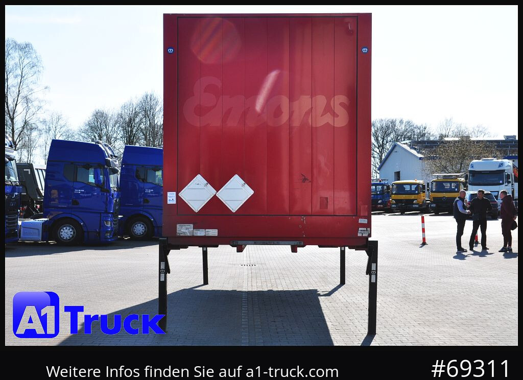 KRONE WB BDF 7,45 Koffer, 2770mm innen, beschädigt - بصندوق مغلق: صور 2 KRONE WB BDF 7,45 Koffer, 2770mm innen, beschädigt - بصندوق مغلق: صور 2