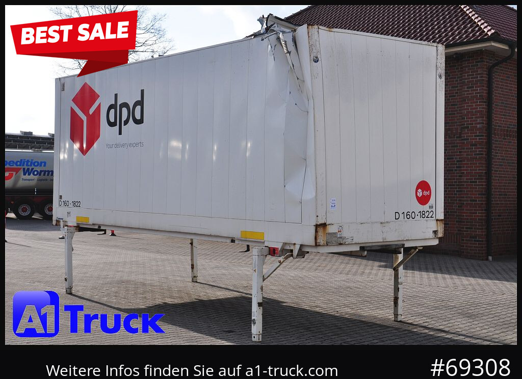 KRONE WB BDF 7,45 Koffer, 2770mm innen, beschädigt - بصندوق مغلق: صور 1 KRONE WB BDF 7,45 Koffer, 2770mm innen, beschädigt - بصندوق مغلق: صور 1