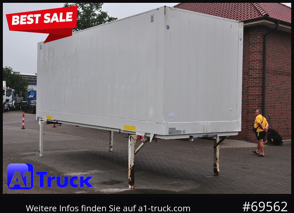 KRONE Wechselbrücke BDF 7,45 Koffer, Textil 2750mm innen, 20 x vorhanden - بصندوق مغلق: صور 1 KRONE Wechselbrücke BDF 7,45 Koffer, Textil 2750mm innen, 20 x vorhanden - بصندوق مغلق: صور 1