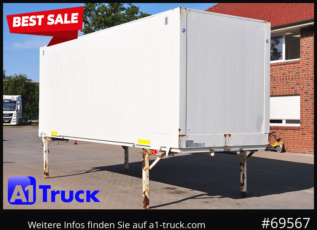 KRONE Wechselbrücke BDF 7,45 Koffer, Textil 2750mm innen, 20 x vorhanden - بصندوق مغلق: صور 1 KRONE Wechselbrücke BDF 7,45 Koffer, Textil 2750mm innen, 20 x vorhanden - بصندوق مغلق: صور 1