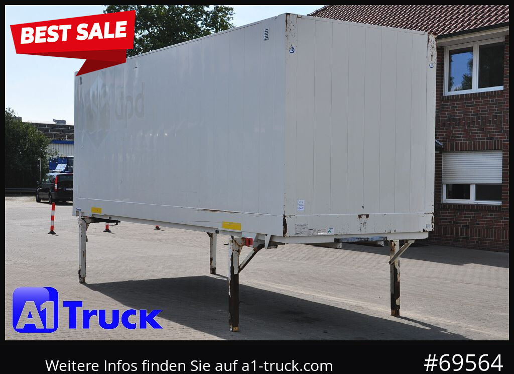 KRONE Wechselbrücke BDF 7,45 Koffer, Textil 2750mm innen, 20 x vorhanden - بصندوق مغلق: صور 1 KRONE Wechselbrücke BDF 7,45 Koffer, Textil 2750mm innen, 20 x vorhanden - بصندوق مغلق: صور 1