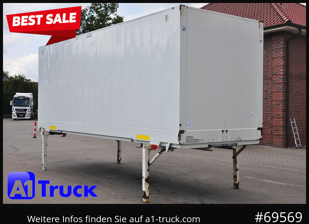 KRONE Wechselbrücke BDF 7,45 Koffer, Textil 2750mm innen, 20 x vorhanden - بصندوق مغلق: صور 1 KRONE Wechselbrücke BDF 7,45 Koffer, Textil 2750mm innen, 20 x vorhanden - بصندوق مغلق: صور 1