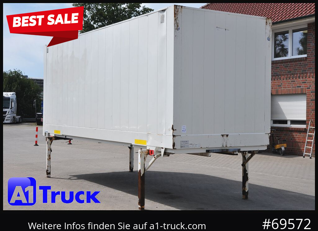 KRONE Wechselbrücke BDF 7,45 Koffer, Textil 2750mm innen, 20 x vorhanden - بصندوق مغلق: صور 1 KRONE Wechselbrücke BDF 7,45 Koffer, Textil 2750mm innen, 20 x vorhanden - بصندوق مغلق: صور 1