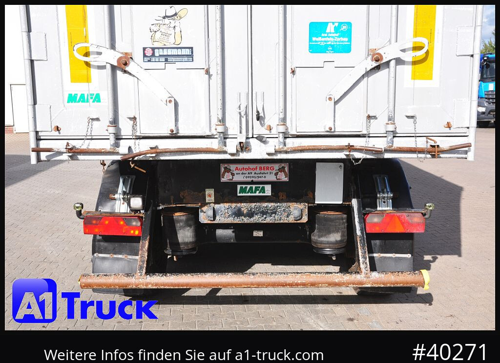 MAFA Alu-Kippmulde, 50m³, Liftachse, Getreiderschieber, - قلابة نصف مقطورة: صور 5 MAFA Alu-Kippmulde, 50m³, Liftachse, Getreiderschieber, - قلابة نصف مقطورة: صور 5