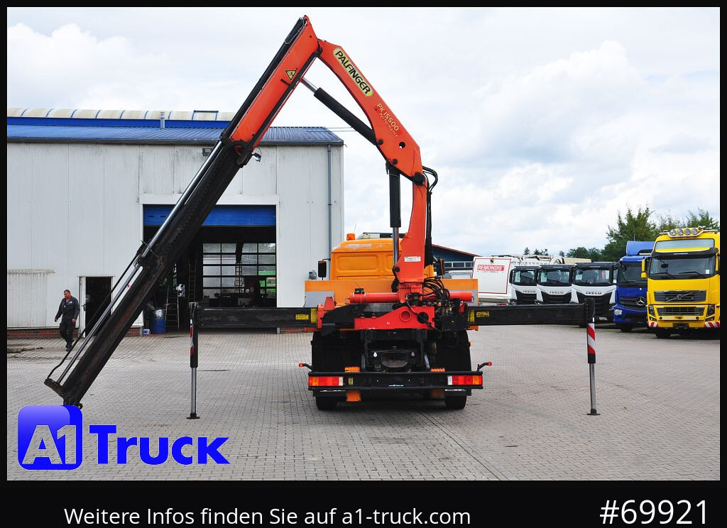 شاحنة كرين, شاحنات مسطحة MAN MAN F 2000 26.464 Intarder Kran PK 15.500 Funk,: صور 11