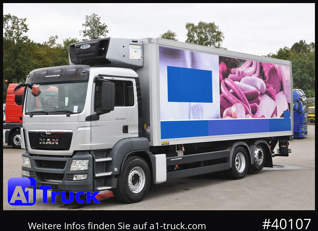 مبردة شاحنة MAN TGS 26.360, Carrier 1150 Rolltor+  LBW, Lift: صور 10