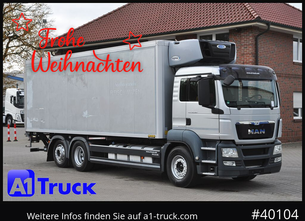 MAN TGS 26.360, Carrier 1150 Rolltor+ LBW, Liftachse, - مبردة شاحنة: صور 1 MAN TGS 26.360, Carrier 1150 Rolltor+ LBW, Liftachse, - مبردة شاحنة: صور 1