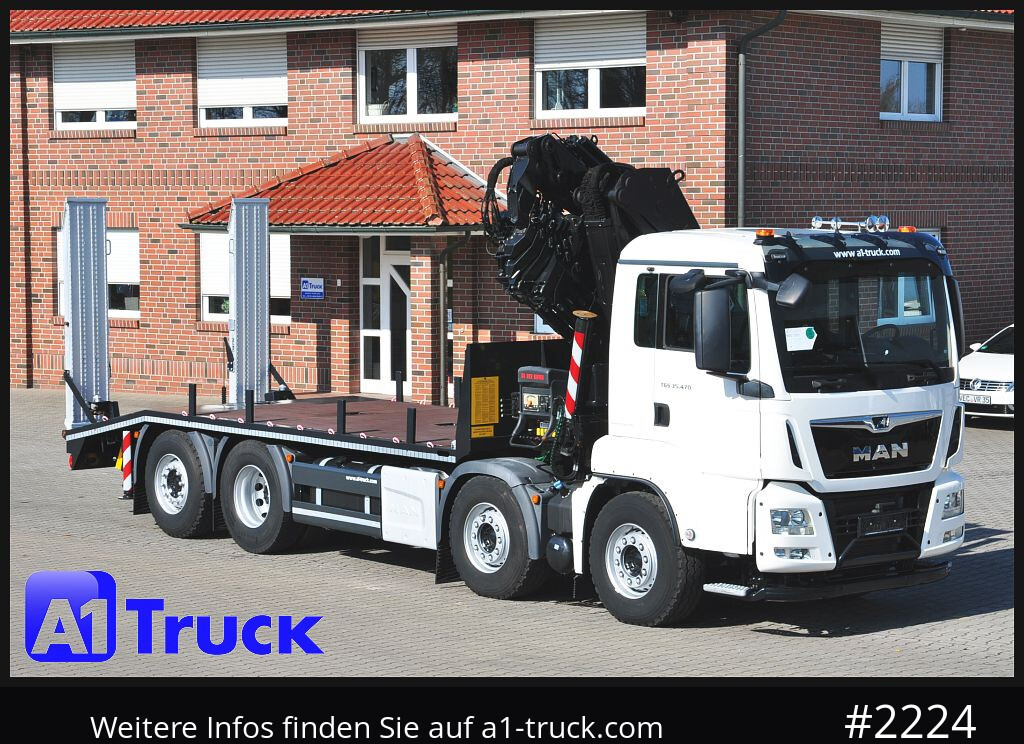 MAN TGS 35.470, Hiab SX 322 E6 Jib, 8x2 - شاحنة كرين: صور 1 MAN TGS 35.470, Hiab SX 322 E6 Jib, 8x2 - شاحنة كرين: صور 1