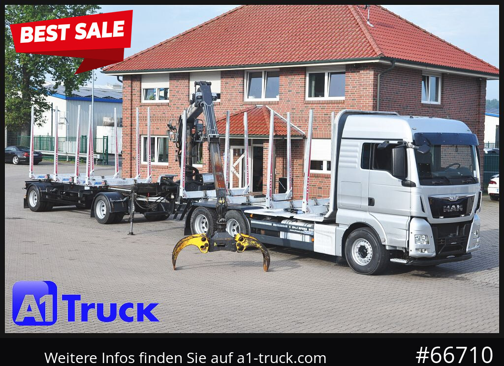 MAN TGX 26.480, Holz Kesla 2109, 6x4, - شاحنة قطع الأشجار, شاحنة كرين: صور 1 MAN TGX 26.480, Holz Kesla 2109, 6x4, - شاحنة قطع الأشجار, شاحنة كرين: صور 1
