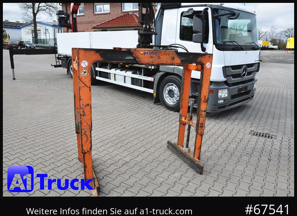 MERCEDES-BENZ Actros 2536 MP3, Palfinger PK 18001L, Lift-Lenk - شاحنة كرين, شاحنات مسطحة: صور 2 MERCEDES-BENZ Actros 2536 MP3, Palfinger PK 18001L, Lift-Lenk - شاحنة كرين, شاحنات مسطحة: صور 2