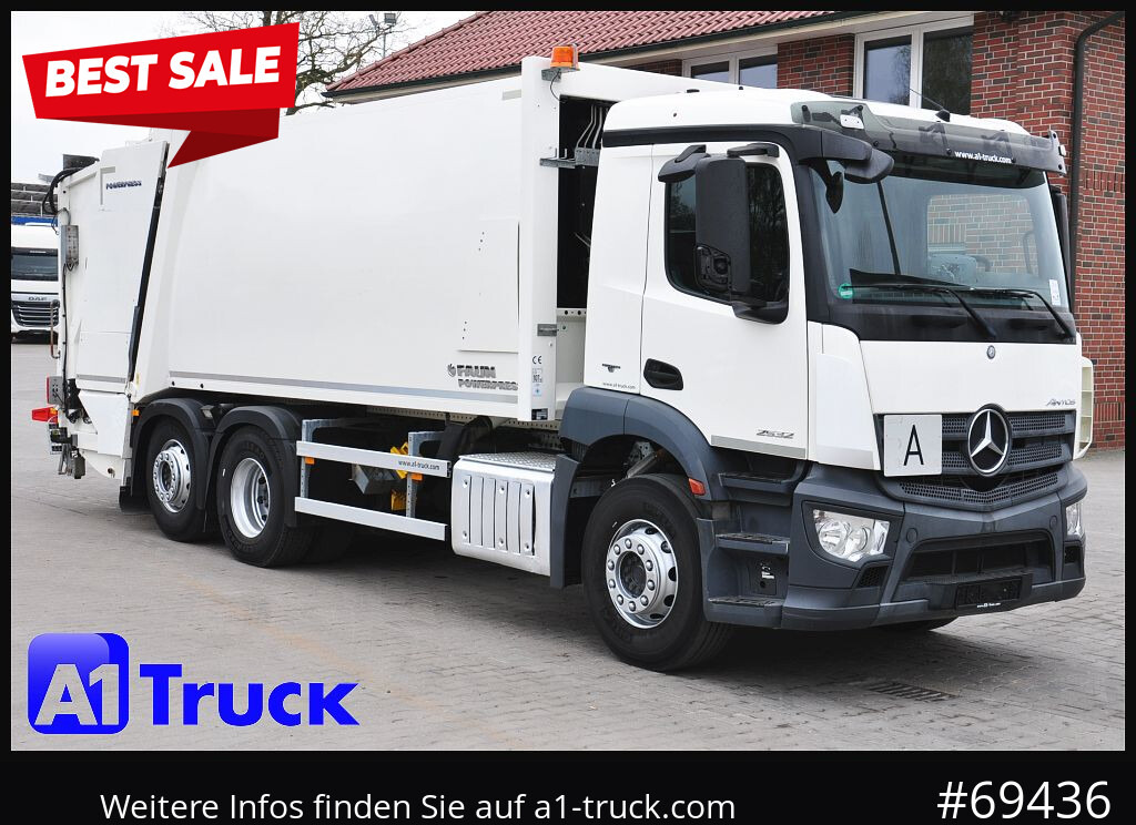 MERCEDES-BENZ Antos 2532 Faun Powerpresse II, - شاحنة القمامة: صور 1 MERCEDES-BENZ Antos 2532 Faun Powerpresse II, - شاحنة القمامة: صور 1