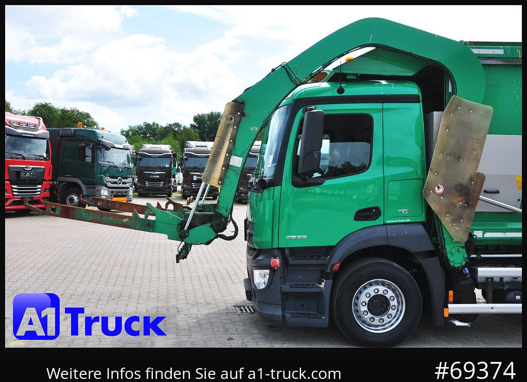 MERCEDES-BENZ Antos 2533, HS Millenium XXL37 Überkopflader, - شاحنة القمامة: صور 4 MERCEDES-BENZ Antos 2533, HS Millenium XXL37 Überkopflader, - شاحنة القمامة: صور 4