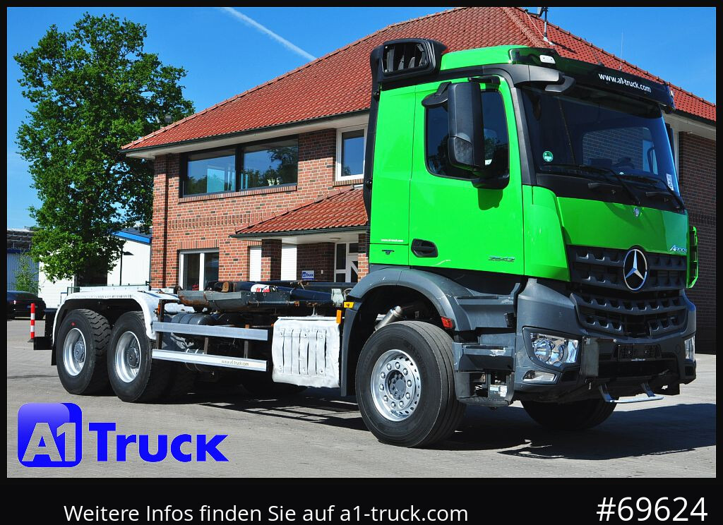 MERCEDES-BENZ Arocs 2542, Abrollkipper, 6x4, HYVA, - شاحنة ذات الخطاف: صور 1 MERCEDES-BENZ Arocs 2542, Abrollkipper, 6x4, HYVA, - شاحنة ذات الخطاف: صور 1